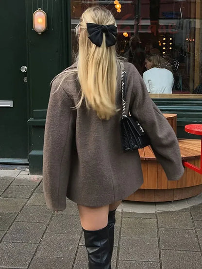 Tessa | Wool coat with lapels