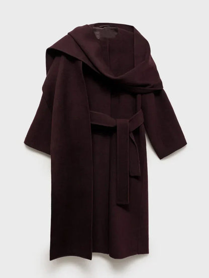 Querine | Coat with scarf