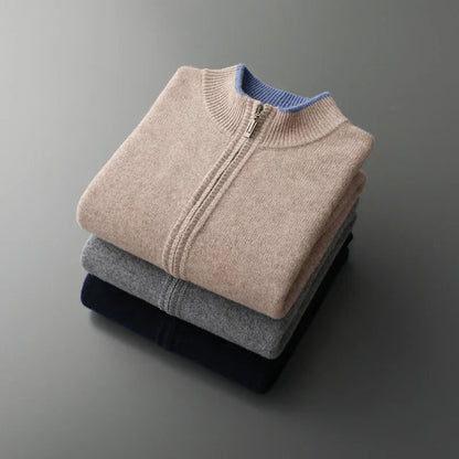 Levi | Cashmere Zip Jacket