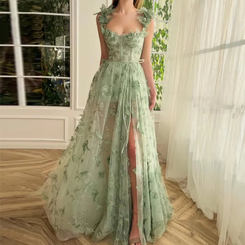 Dorothy | Women’s Ruffled Tulle Maxi Dress