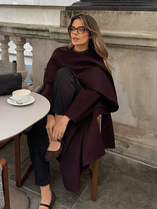 Querine | Coat with scarf