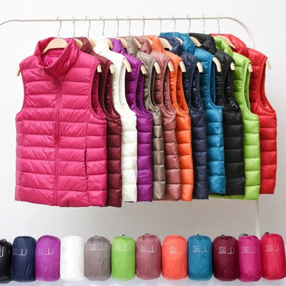 GALORA - New Waterproof Vest with White Duck Down