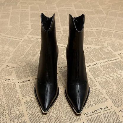 Chelsea™ | Stylish Leather Heels