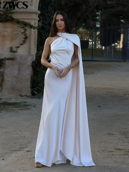 Carla | Dramatic Cape Mermaid Gown