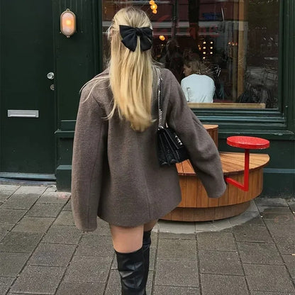 Tessa | Wool coat with lapels
