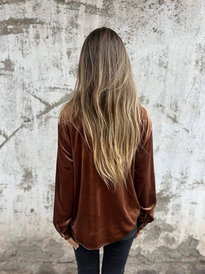 Fleur™ - Velvet Shirt | Hefsttrend 2024