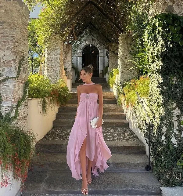 Sarah | Glamorous Ruffled Maxi Dress