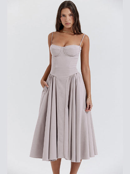 Emma | Waist-Enhancing Midi Dress