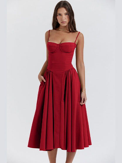 Emma | Waist-Enhancing Midi Dress