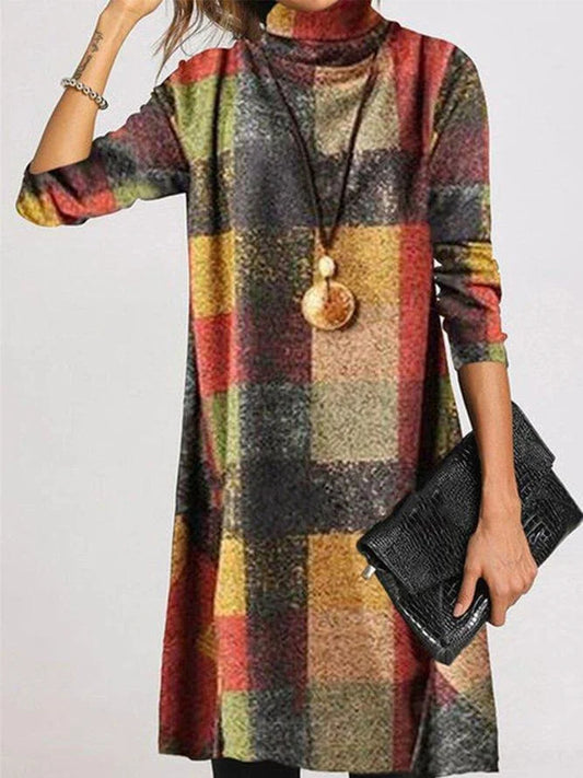 Jemi™ - Long-sleeved dresses above the knee