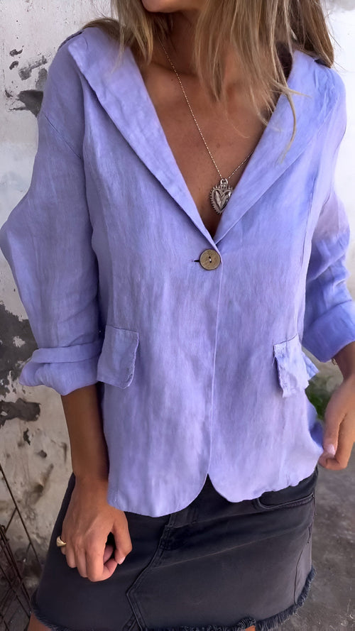Chic Ellie™ Minimalist Blazer for Effortless Style