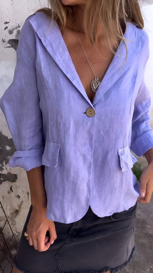 Chic Ellie™ Minimalist Blazer for Effortless Style