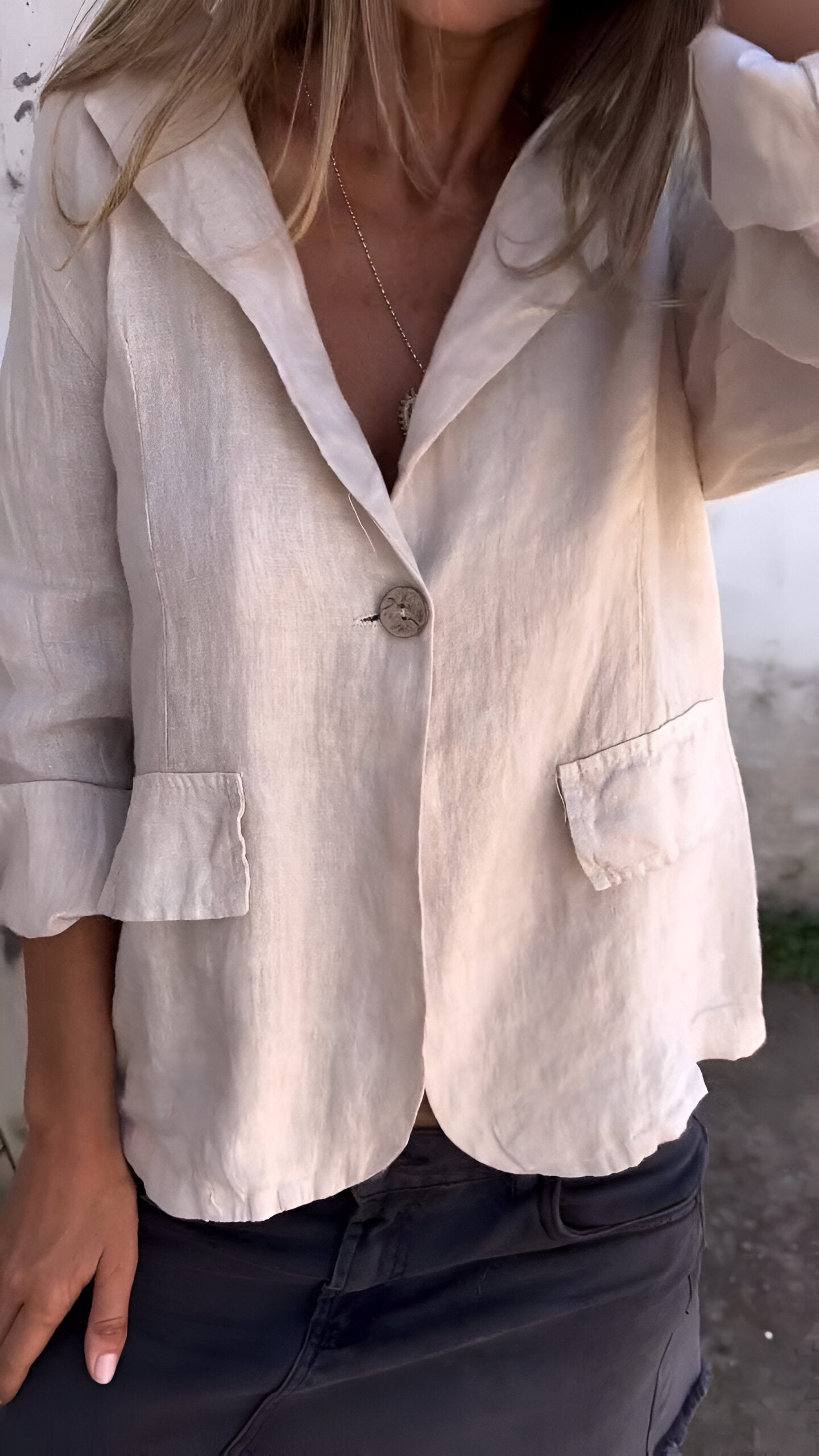 Chic Ellie™ Minimalist Blazer for Effortless Style