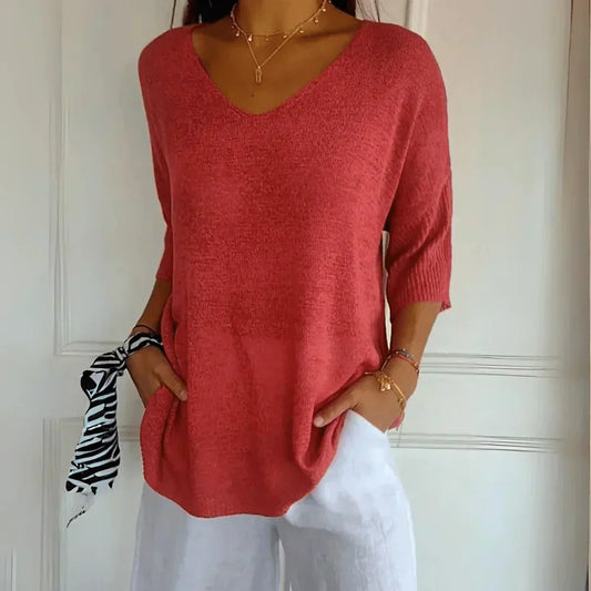 Azure™ - Chic and Comfortable Elegance Blouse
